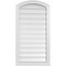 Ekena Millwork Arch Top Surface Mount PVC Gable Vent w/ 2"W x 2"P Brickmould Sill Frame, 20"W x 36"H GVPAR20X3603SN - alternate 1